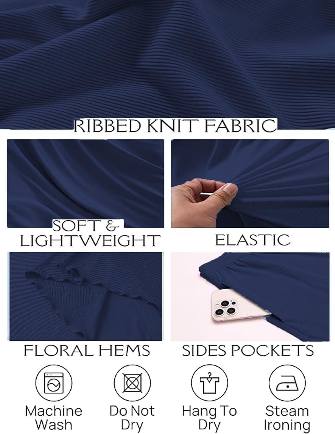 imageEkouaer Womens Ribbed Knit Lounge Set Short Sleeve Button Down Top and Shorts Pajama Set 2 Piece Sleepwear Outfits SetNavy Blue