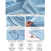 imageEkouaer Womens Ribbed Knit Lounge Set Short Sleeve Button Down Top and Shorts Pajama Set 2 Piece Sleepwear Outfits SetLight Blue