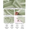imageEkouaer Womens Ribbed Knit Lounge Set Short Sleeve Button Down Top and Shorts Pajama Set 2 Piece Sleepwear Outfits SetLight Green