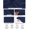imageEkouaer Womens Ribbed Knit Lounge Set Short Sleeve Button Down Top and Shorts Pajama Set 2 Piece Sleepwear Outfits SetNavy Blue