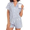 Blue White Stripe