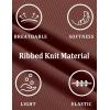 imageEkouaer Capri Pajamas for Women Set Short Sleeve Lounge Set Soft Sleepwear Pullover Top and PantsWine Red