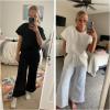 imageEkouaer Womens 2 Piece Outfits Sweatsuits Casual Pullover Cap Sleeve Tops and Wide Leg Sweatpant Lounge Sets Tracksuit SetLight Pink