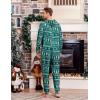 imageEkouaer Christmas Onesie Adult Hooded Zipper Mens 0nesie Pajamas Soft One Piece Pajamas for Men with PocketGreen Christmas Tree