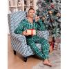 imageEkouaer Christmas Onesie Adult Hooded Zipper Mens 0nesie Pajamas Soft One Piece Pajamas for Men with PocketGreen Christmas Tree