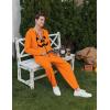 imageEkouaer Christmas Onesie Adult Hooded Zipper Mens 0nesie Pajamas Soft One Piece Pajamas for Men with PocketPumpkin