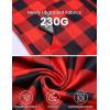imageEkouaer Christmas Onesie Adult Hooded Zipper Mens 0nesie Pajamas Soft One Piece Pajamas for Men with PocketRed Plaid