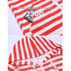 imageEkouaer Christmas Onesie Adult Hooded Zipper Mens 0nesie Pajamas Soft One Piece Pajamas for Men with PocketRed White Stripes