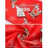imageEkouaer Christmas Onesie Adult Hooded Zipper Mens 0nesie Pajamas Soft One Piece Pajamas for Men with PocketReindeer