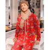 imageEkouaer Christmas Onesie Adult Hooded Zipper Mens 0nesie Pajamas Soft One Piece Pajamas for Men with PocketReindeer