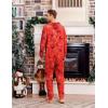 imageEkouaer Christmas Onesie Adult Hooded Zipper Mens 0nesie Pajamas Soft One Piece Pajamas for Men with PocketSymbol