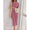 imageEkouaer 2 Pack Womens Pajamas Short Sleeve Sleepwear Tops and Capri Pants Pjs Print Pajama SetsStars  Love