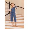 imageEkouaer 2 Pack Womens Pajamas Set Short Sleeve Sleepwear Capri Pants Pjs Soft Loungewear with PocketsBlue StripeNavy Dots
