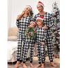 imageEkouaer Pajamas for Couple Matching Pjs Long Sleeve Plaid Sleepwear Soft Loungewear with Pockets SXXLPattern10grey Plaid