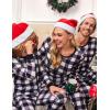 imageEkouaer Pajamas for Couple Matching Pjs Long Sleeve Plaid Sleepwear Soft Loungewear with Pockets SXXLPattern10grey Plaid