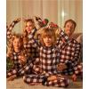 imageEkouaer Pajamas for Couple Matching Pjs Long Sleeve Plaid Sleepwear Soft Loungewear with Pockets SXXLPattern10grey Plaid