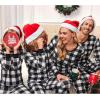 imageEkouaer Pajamas for Couple Matching Pjs Long Sleeve Plaid Sleepwear Soft Loungewear with Pockets SXXLPattern10grey Plaid