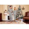 imageEkouaer Pajamas for Couple Matching Pjs Long Sleeve Plaid Sleepwear Soft Loungewear with Pockets SXXLPattern1black Plaid