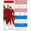 imageEkouaer Pajamas for Couple Matching Pjs Long Sleeve Plaid Sleepwear Soft Loungewear with Pockets SXXLPattern2red Plaid