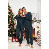 imageEkouaer Pajamas for Couple Matching Pjs Long Sleeve Plaid Sleepwear Soft Loungewear with Pockets SXXLPattern4blue Green Plaid