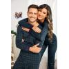 imageEkouaer Pajamas for Couple Matching Pjs Long Sleeve Plaid Sleepwear Soft Loungewear with Pockets SXXLPattern4blue Green Plaid