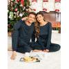 imageEkouaer Pajamas for Couple Matching Pjs Long Sleeve Plaid Sleepwear Soft Loungewear with Pockets SXXLPattern4blue Green Plaid