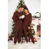 imageEkouaer Pajamas for Couple Matching Pjs Long Sleeve Plaid Sleepwear Soft Loungewear with Pockets SXXLPattern7caramel Plaid