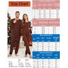 imageEkouaer Pajamas for Couple Matching Pjs Long Sleeve Plaid Sleepwear Soft Loungewear with Pockets SXXLPattern7caramel Plaid