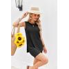 imageEkouaer Womens 2 Piece Lounge Set Ribbed Knit Pajamas Sleeveless Sleepwear Biker Shorts Loungewear Outfit SXXLBlack