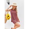 imageEkouaer Womens 2 Piece Lounge Set Ribbed Knit Pajamas Sleeveless Sleepwear Biker Shorts Loungewear Outfit SXXLWine Red