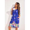 imageEkouaer Womens House Dress Floral Print Nightgown with Pockets Mumu DressBloom