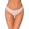 imageEkouaer Womens Thongs Invisible Panties No Show Seamless Low Waist Breathable GString Cotton Thongs 6 PackMulticolored 12  6 Pack