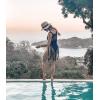 imageEkouaer Beach Swimsuit Cover Up Women Crochet Bikini Coverups Summer Pool Swimwear Tassel DressBlack