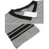 imageEkouaer Mens Nightshirt Comfy Nightwear BigampampTall V Neck Short Sleeve Soft Loose Pajama Sleep ShirtLight Grey