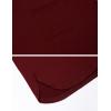 imageEkouaer Mens Nightshirt Nightwear Comfy BigampampTall Short Sleeve Henley Sleep ShirtWine Red