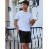 imageEkouaer Mens Pajama Shorts Soft Comfy Sleep Bottoms 2 Pack Casual Lounge Sleepwear Pants with PocketsBigfootblack