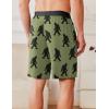 imageEkouaer Mens Pajama Shorts Soft Comfy Sleep Bottoms 2 Pack Casual Lounge Sleepwear Pants with PocketsBigfootblack