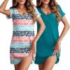 Stripes+blue Green