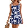 Navy White Floral
