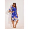 imageEkouaer Womens House Dress Floral Print Moo Moos Nightgowns Moomoo Dresses Mumus with PocketsBloom Flower