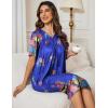 imageEkouaer Womens House Dress Floral Print Moo Moos Nightgowns Moomoo Dresses Mumus with PocketsBloom Flower