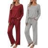Wine Red  Light Gray