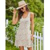 imageEkouaer Nightgowns for Women Cotton Night Gown Tank Sleeveless Sleepshirt Racerback Nightdress Chemise Sleepwear SXXXLYellow Floral