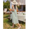 imageEkouaer Nightgowns for Women Cotton Long Night Gown Sleeveless Sleep Dress Victorian Nightdress Ladies Sleepwear SXXXLLight Green