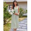 imageEkouaer Nightgowns for Women Cotton Long Night Gown Sleeveless Sleep Dress Victorian Nightdress Ladies Sleepwear SXXXLLight Green