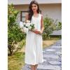 imageEkouaer Nightgowns for Women Cotton Long Night Gown Sleeveless Sleep Dress Victorian Nightdress Ladies Sleepwear SXXXLWhite