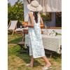 imageEkouaer Nightgowns for Women Cotton Long Night Gown Sleeveless Sleep Dress Victorian Nightdress Ladies Sleepwear SXXXLWhite Blue Florals