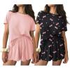 Light Pink/Black Cherry