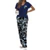 Black Navy Floral