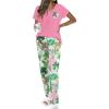 Rose Pink Palm Leaves